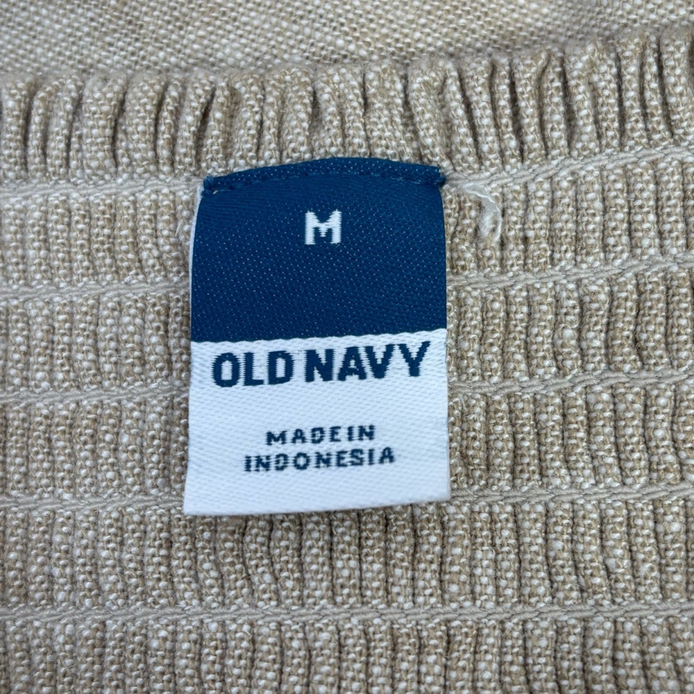 Old‎ Navy Size Medium Sleeveless Linen-Blend Midi Dress Flax Linen Square Neck - Picture 8 of 16